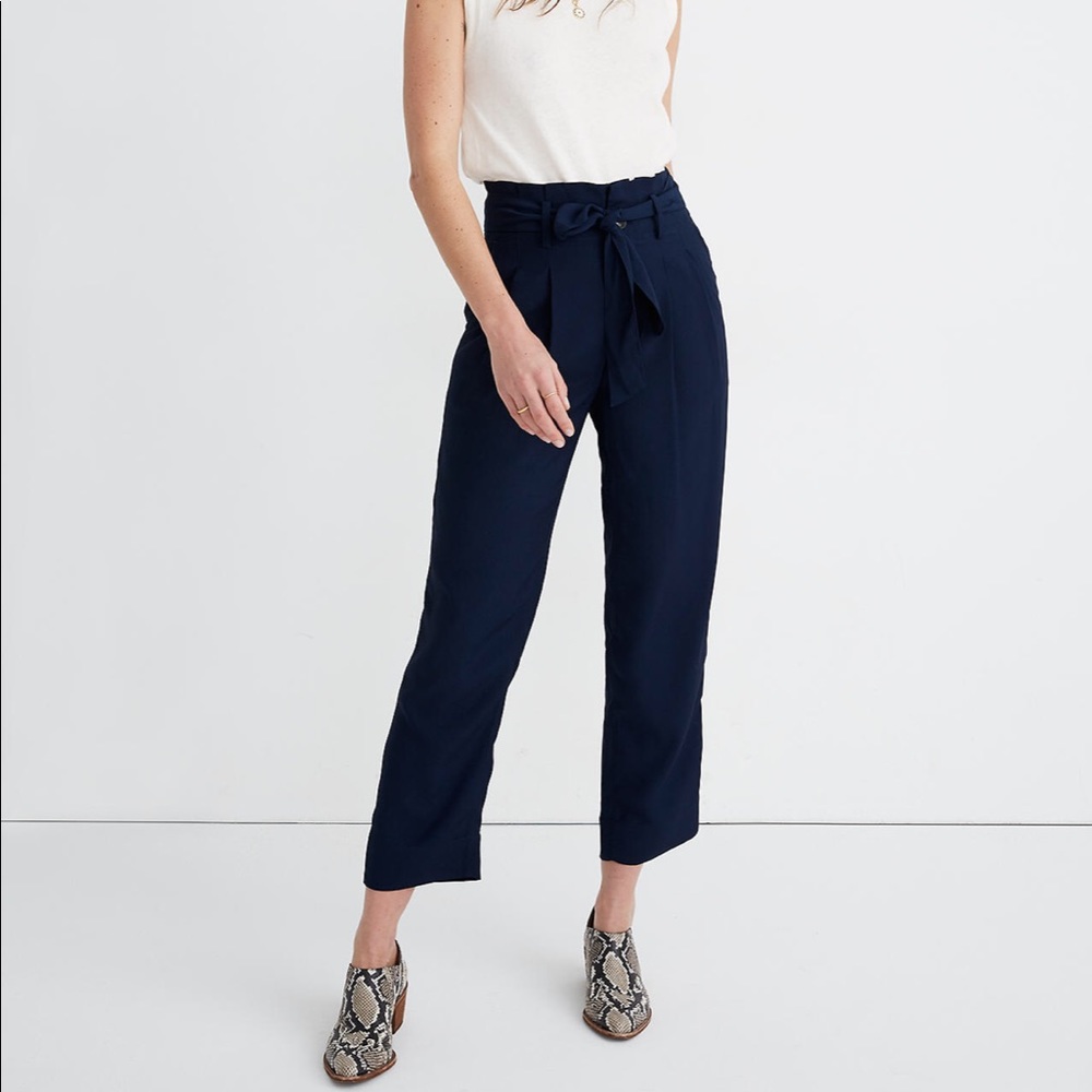 Madewell Drapey Paperbag Pants